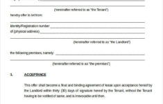Printable Blank Lease Agreement Form 19 Free Word PDF Documents