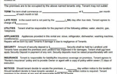 Rental Agreement Real Estate Forms Rental Agreement Templates