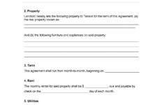 Rental Agreement Template Free Printable Documents
