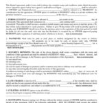 Rental Lease Agreement Templates Free Real Estate Forms Lease