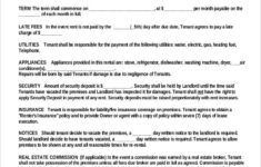 Residential Rental Agreement 15 Free Word PDF Documents Download