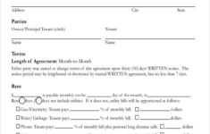 Room Rental Agreement Template 12 Free Word PDF Free Download