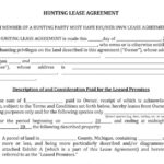 Sample Hunting Lease Agreement Oklahoma Classles Democracy