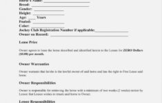 Sample Lease Agreement For Trucking Owner Operator Brilliant Cdl Owner