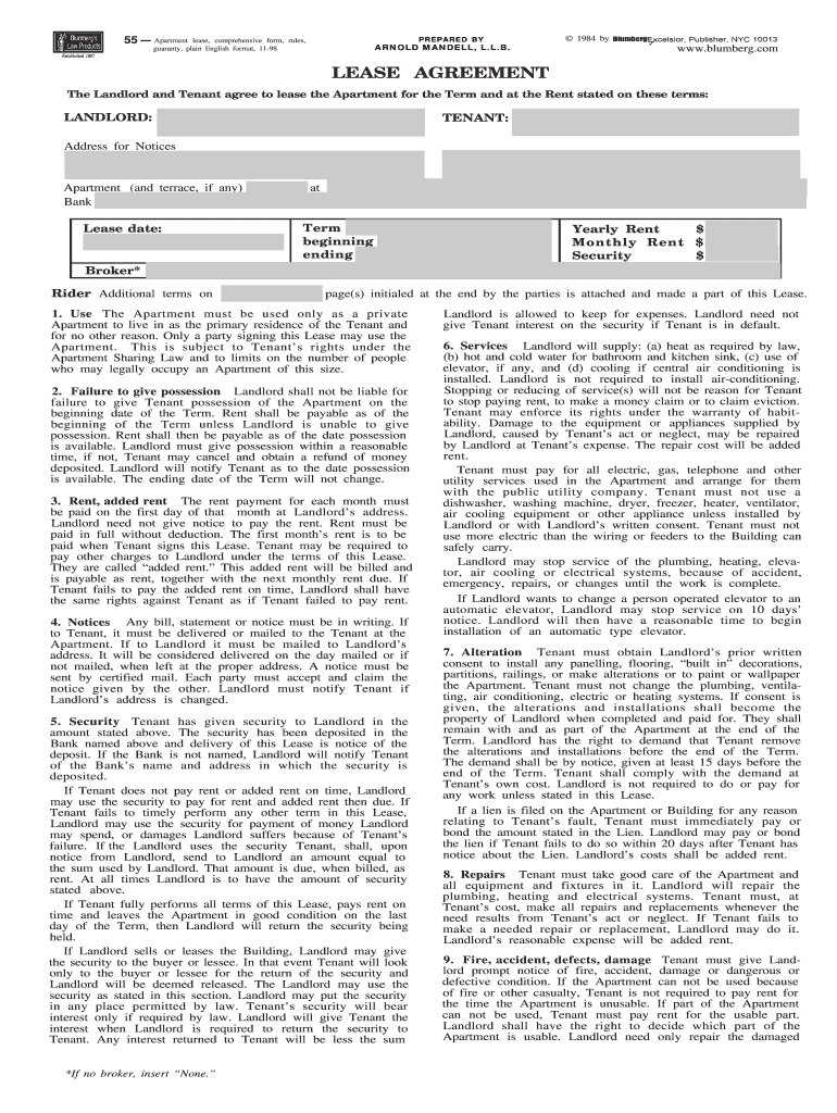 T 186 Lease Agreement Pdf 2020 Fill And Sign Printable Template 