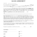 Termination Of Lease Agreement Form Free Printable Documents