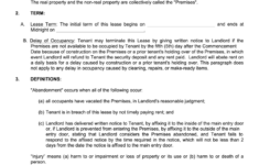 Texas Residential Lease Agreement 2020 Pdf Fill Online Printable