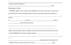 27 Free Commercial Lease Agreement Templates ᐅ Templatelab in Pdf Printable Commercial Lease Agreement Template Free