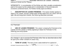 27 Free Commercial Lease Agreement Templates ᐅ Templatelab with regard to Printable Office Lease Agreement