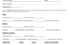 30 Simple One Page Rental Agreements (Word) - Templatearchive throughout One Page Lease Agreement Free