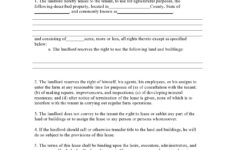 37 Free Land Lease Agreements [Word & Pdf] ᐅ Templatelab with Printable Land Lease Agreement Form Free