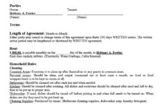 39 Simple Room Rental Agreement Templates - Templatearchive throughout Printable Lease Agreement For Renting A Room