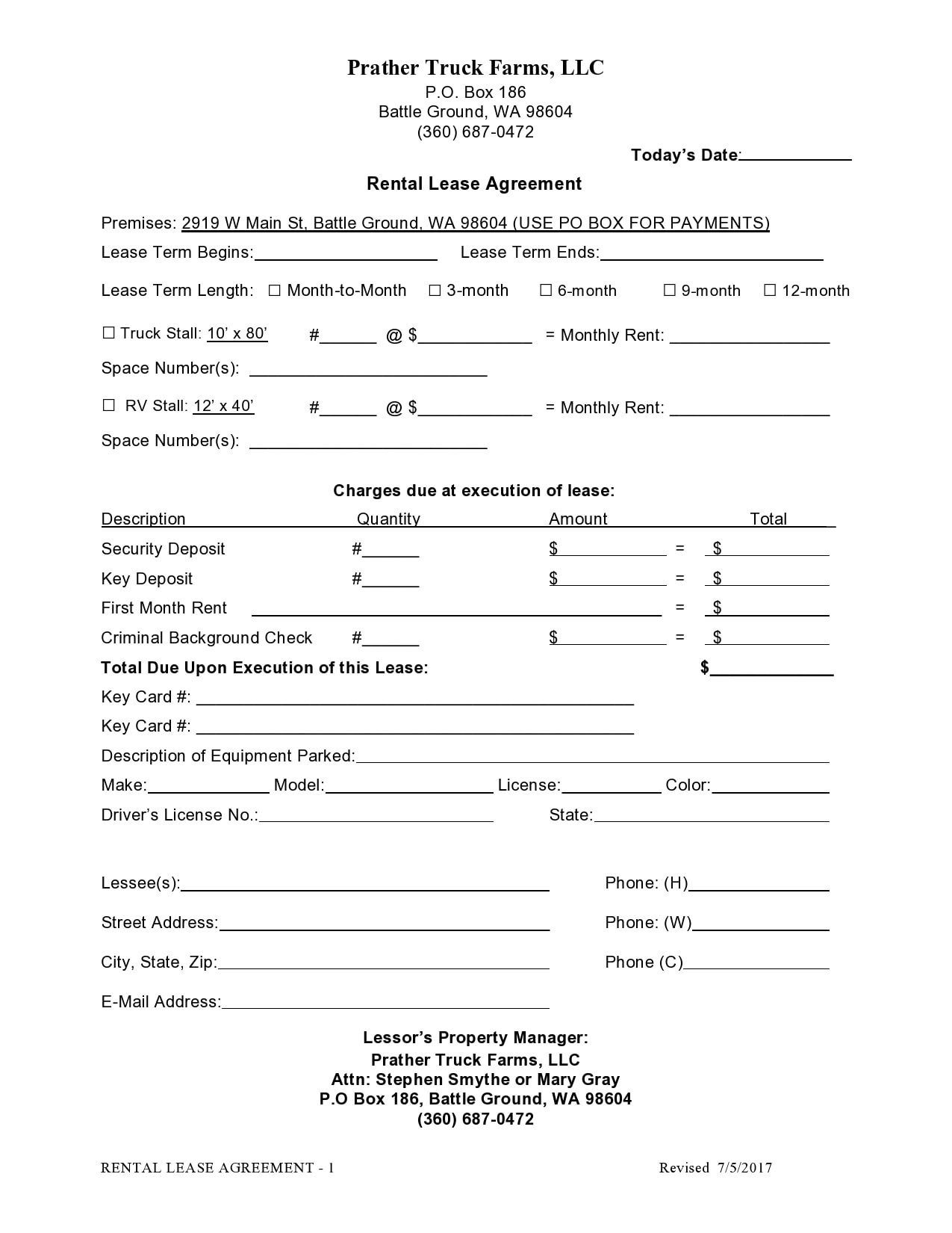 40 Owner Operator Lease Agreements (+Truck Leasing) for Printable Trucking Company Owner Operator Lease Agreement Form