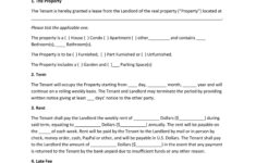 44 Free Residential Lease Agreement Templates [Word/Pdf] in Free Home Lease Agreement Printable