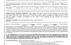 Arizona Association Of Realtors Lease Agreement - Fill Online regarding Free Printable Arizona Residential Lease Agreement