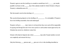 Carroll Rental Agreement Form - Fill Online, Printable, Fillable pertaining to Free Printable Monthly Lease Agreement