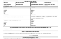 Chicago Not Furnished Apartment Lease Form - Fill Online in Free Printable Chicago Lease Agreement