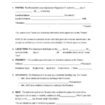Free Alabama Standard Residential Lease Agreement Template | Pdf Regarding Free Printable Alabama Lease Agreement