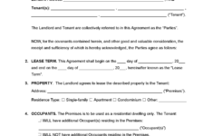 Free Alabama Standard Residential Lease Agreement Template | Pdf regarding Free Printable Alabama Lease Agreement