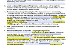 Free California Rental Lease Agreement Templates | Pdf | Word regarding Printable Lease Agreement California Template