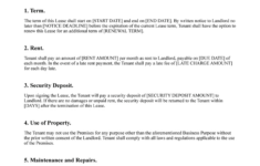 Free Commercial Lease Agreement Template [Pdf] | Lawdistrict for Pdf Printable Commercial Lease Agreement Template Free