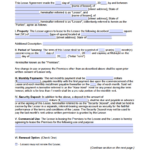 Free Commercial Rental Lease Agreement Templates | Pdf | Word Inside Free Printable Office Lease Agreement