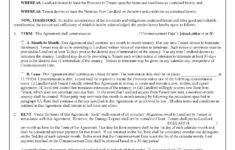 Free Florida Residential Lease Agreement | Pdf within Printable Lease Agreement Florida Download