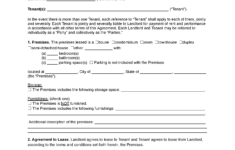 Free Georgia Lease Agreement Templates (6) | Pdf &amp; Word with Free Printable Lease Agreement Ga Word