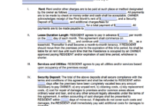Free Georgia Rental Lease Agreement Templates | Pdf | Word with regard to Printable Lease Agreement Georgia Fillable