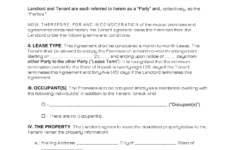 Free Hawaii Month-To-Month Lease Agreement Template - Pdf | Word for Free Printable Lease Agreement Month To Month