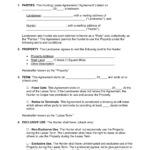 Free Hunting Lease Agreement   Pdf | Word – Eforms Pertaining To Free Printable Hunting Lease Agreement Template