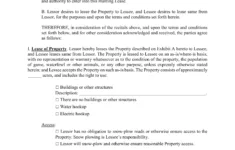 Free Hunting Lease Agreement Templates | Formspal intended for Hunting Lease Agreement Forms Printable