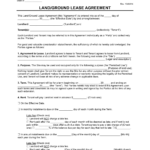 Free Land Lease Agreement Template | Legaltemplates With Regard To Printable Land Lease Agreement Form Free