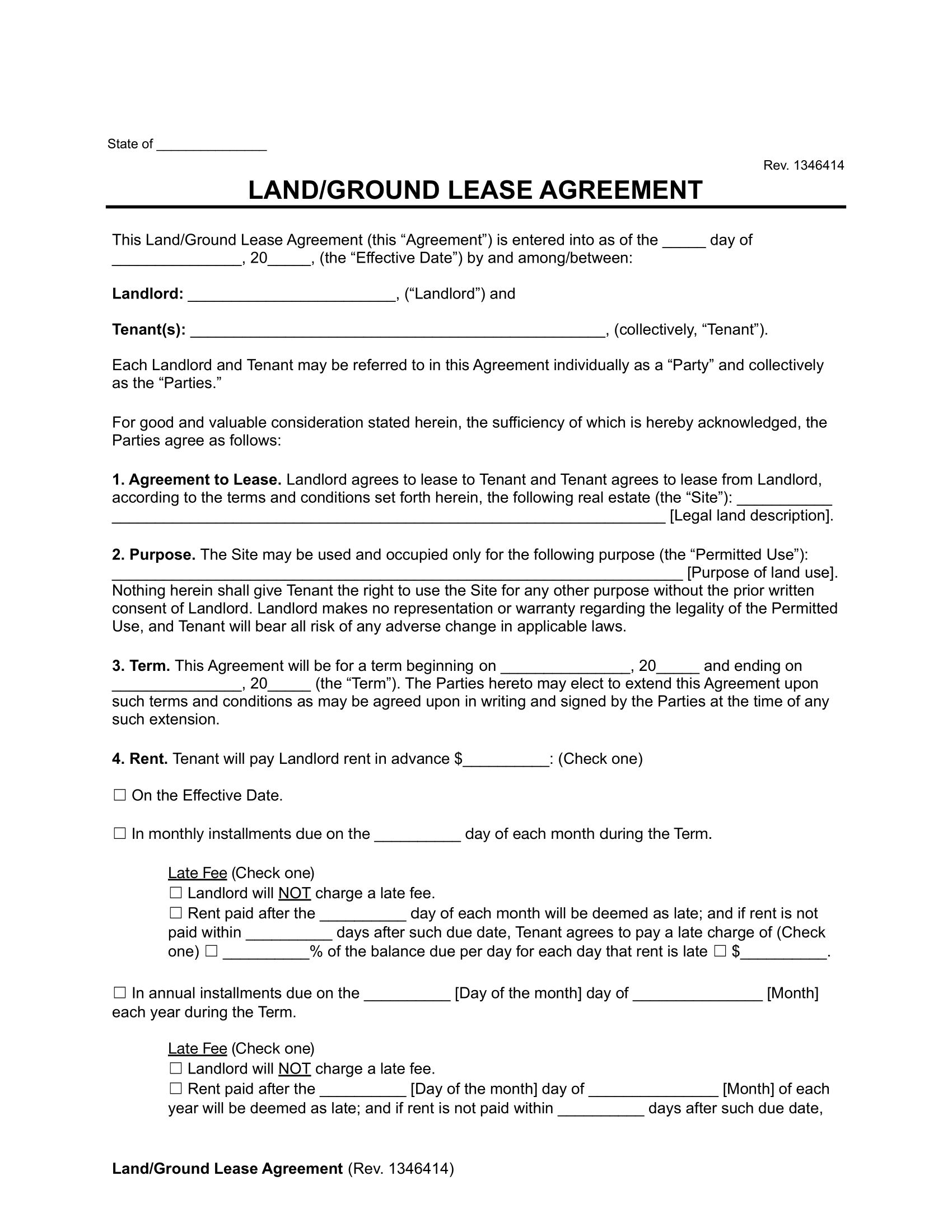 Free Land Lease Agreement Template | Legaltemplates with regard to Printable Land Lease Agreement Form Free
