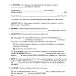 Free Louisiana Rental Lease Agreement Templates (6) | Pdf | Word Throughout Louisiana Lease Agreement Printable