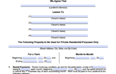 Free Michigan Rental Lease Agreement Templates | Pdf | Word within Free Printable Lease Agreement Michigan Template