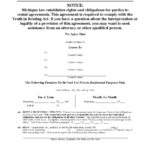 Free Michigan Residential Lease Agreement | Pdf For Free Printable Lease Agreement Michigan Template