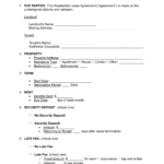 Free Month To Month Lease Agreement Template   Pdf | Word – Eforms Intended For Free Printable Monthly Lease Agreement