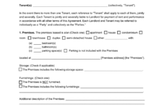 Free Month To Month Lease Agreement​ Template | Pdf &amp; Word intended for Rent For 6-Month Contract