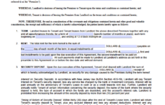 Free New Jersey Rental Lease Agreement Templates | Pdf pertaining to Nj Lease Agreement Printable