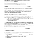 Free New York Residential Lease Agreement | Pdf Pertaining To Pdf Printable New York City Residential Lease Agreement Form
