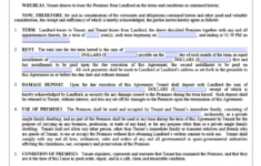 Free North Carolina Rental Lease Agreement Templates | Pdf pertaining to Printable Lease Agreement North Carolina