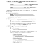 Free Office Lease Agreement Template | Pdf | Word Within Free Printable Office Lease Agreement