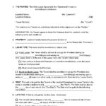 Free Ohio Rental Lease Agreement Templates (6) | Pdf | Word Throughout Free Printable Ohio Lease Agreement