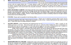 Free Ohio Rental Lease Agreement Templates | Pdf intended for Ohio Rental Lease Agreement Free Printable