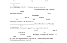 Free Printable Lease Agreement: Fill Out &amp; Sign Online | Dochub with regard to Basic Home Lease Agreement Free Printable