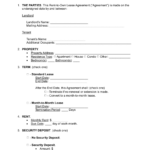 Free Rent To Own (Lease Agreement)   Pdf | Word – Eforms With Printable Lease To Own Agreement