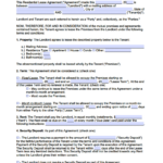 Free Rental / Lease Agreement Templates | Pdf | Word With Printable Lease Rental Agreement Word
