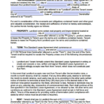 Free Standard Residential Lease Agreement Template | Pdf | Word Throughout Printable Residential Lease Agreement Form