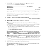 Free Texas Rental Lease Agreement Templates (8) | Pdf | Word With Printable Lease Agreement Rental Property
